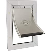Los mejores  - Puerta para mascotas Staywell con marco de aluminio (mediana) de PetSafe